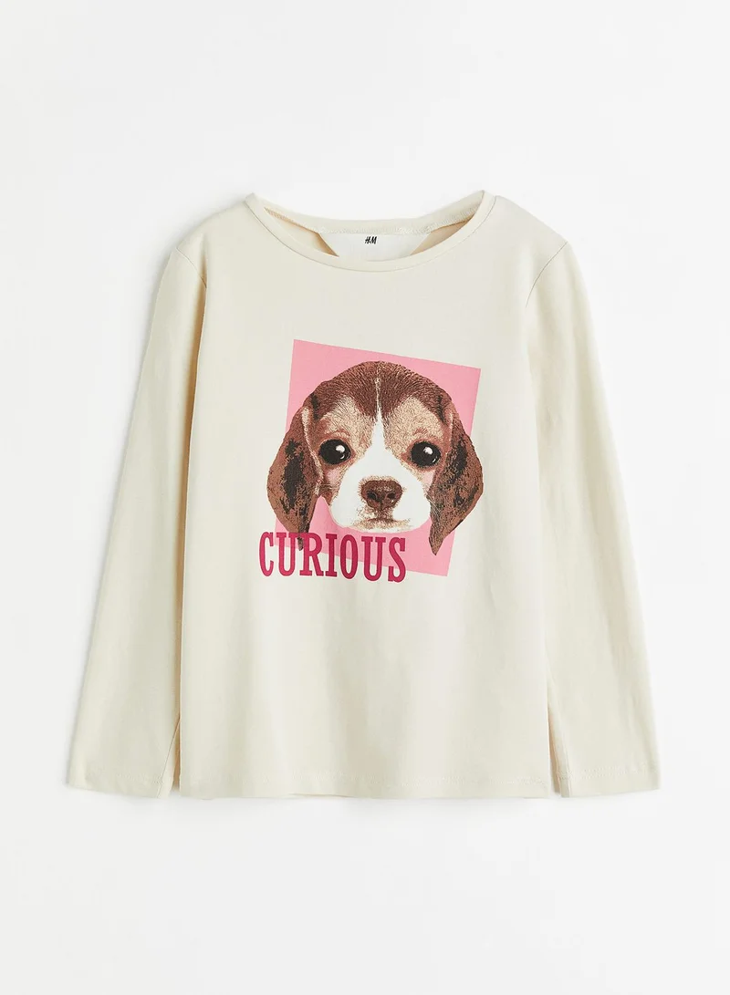 H&M Kids Graphic Print Jersey Top
