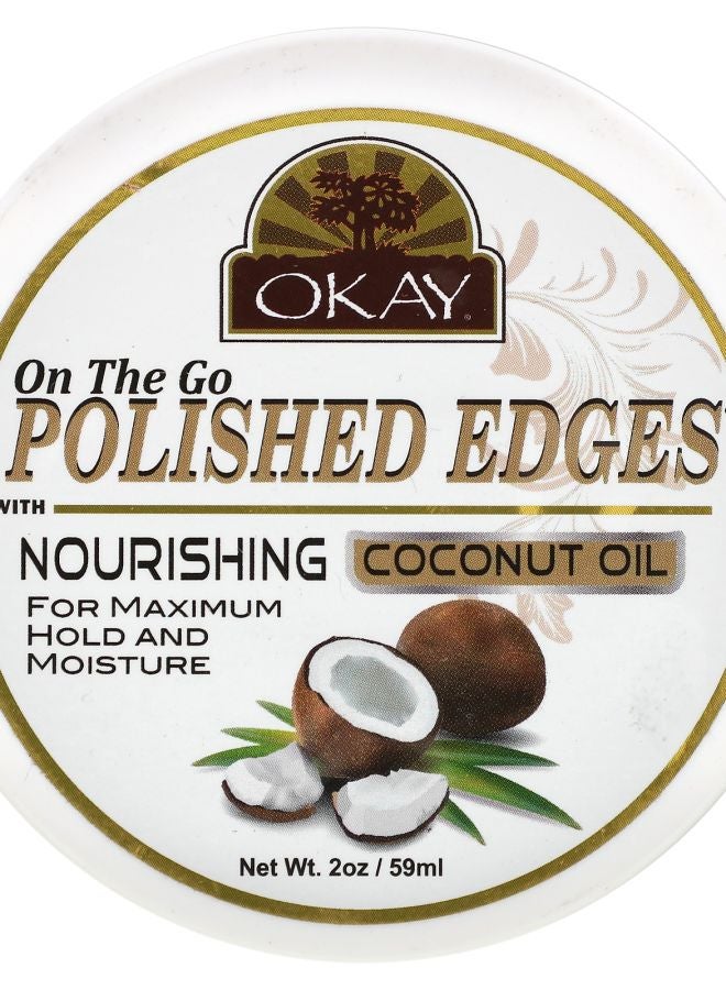 OKAY On The Go Polished Edges With Nourishing Coconut Oil 2 oz (59 ml)