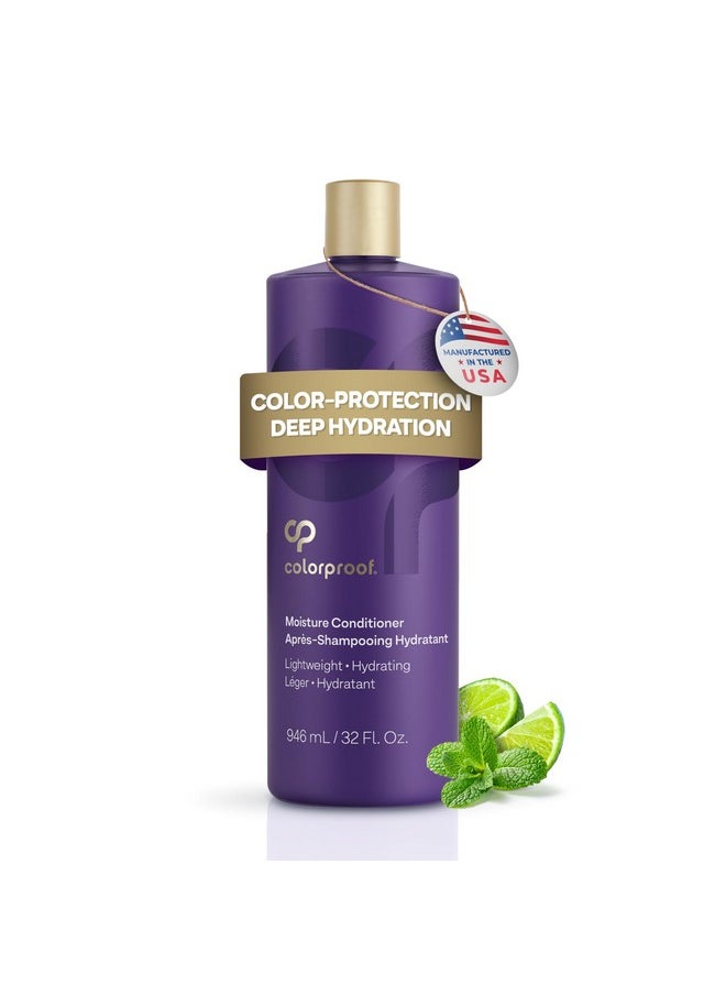 ColorProof Colorproof Moisture Hair Conditioner 32FL. Oz. Nourishing and Moisturizing Conditioner, Mojito Mint Scent  - Image 1