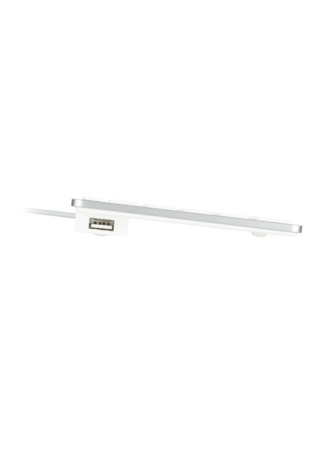 Matias Wired Aluminum USB Keyboard for iMac & PC, Silver, Full-Size US Layout - Image 3