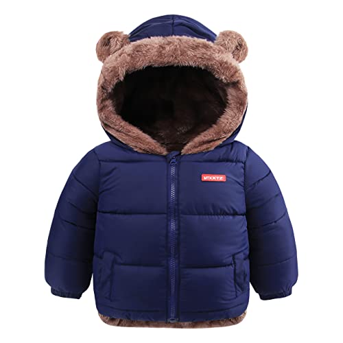 AIMISYOU Kids Jackets Baby Boys Girls For Winter Clothes Coats Warm Zipper Outerwear 4-5t - Image 1