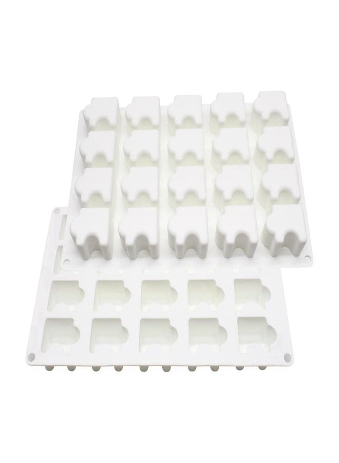 mostsom 3D Puzzle Shape Silicone Mold for DIY Baking Pudding Mousse Chocolate Eco-Friendly Cake Mold Kitchen Accessories Tools (E_ Puzzle) - Image 3