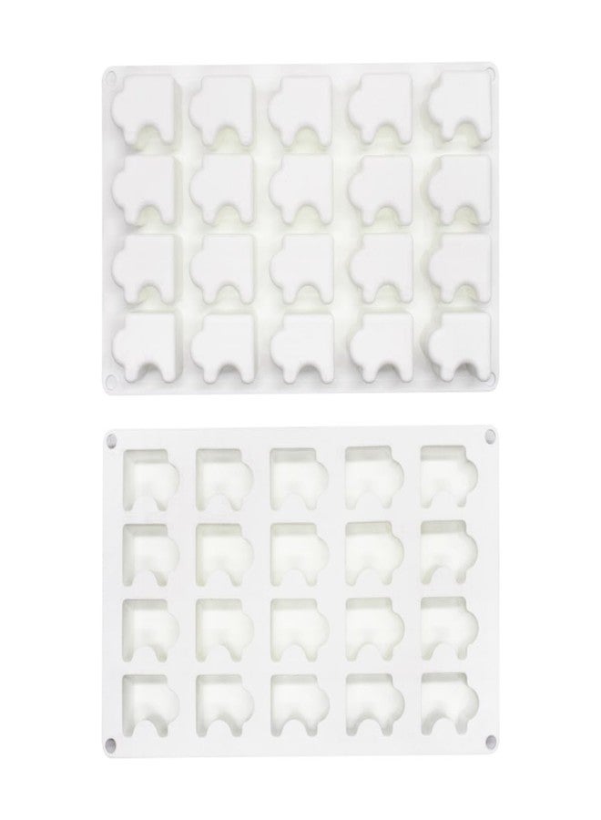 mostsom 3D Puzzle Shape Silicone Mold for DIY Baking Pudding Mousse Chocolate Eco-Friendly Cake Mold Kitchen Accessories Tools (E_ Puzzle) - Image 4