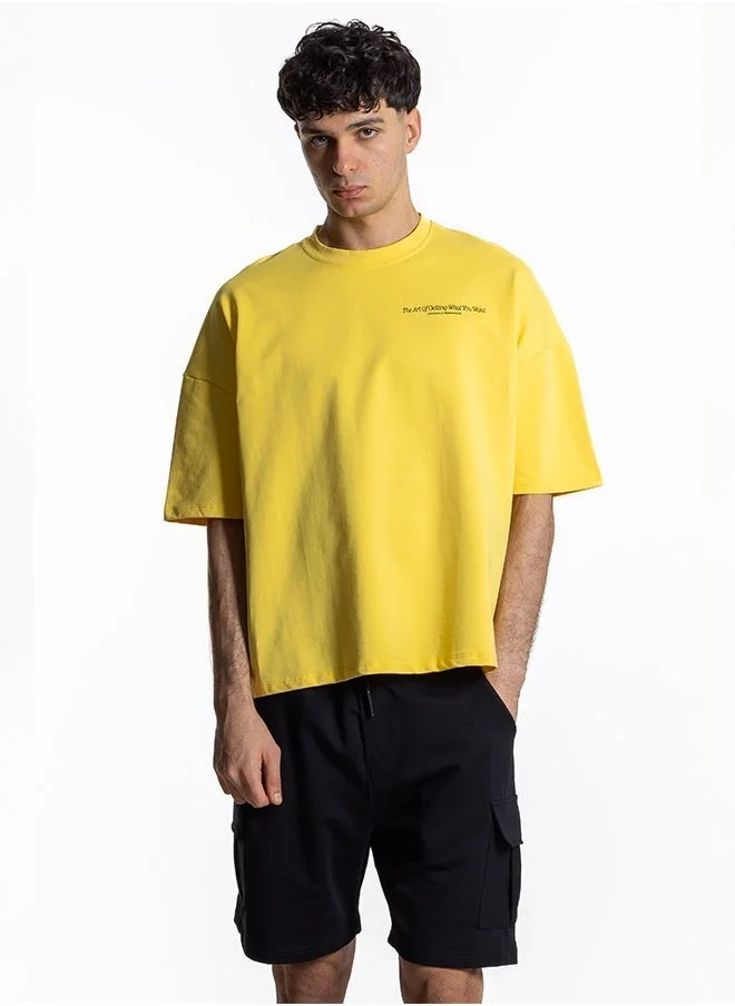 شايبس تيشيرت بطبعة متباينة