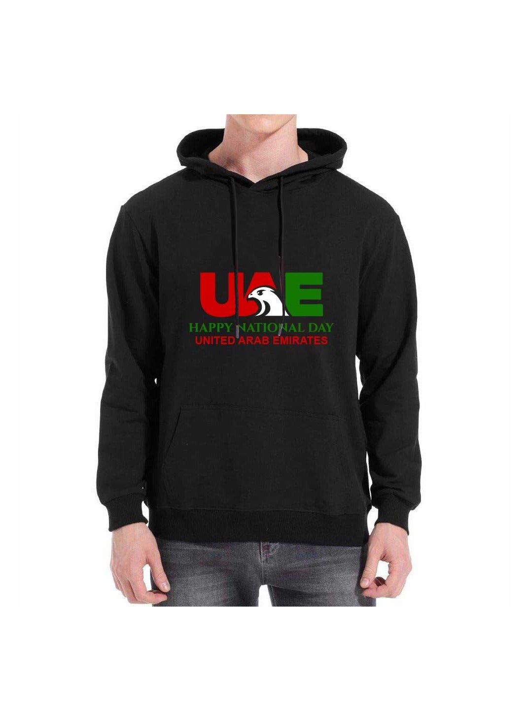 National Day Hoodie For Both Men And Women-Soft Cotton Pullover With UAE Themed Design-Long Sleeve Ideal For Casual Wear,National Day Events
