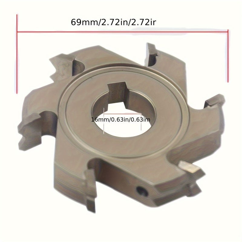 مجموعة قاطعات تشذيب ماكينة الحافة المزدوجة موديل 69x16x13x6Z R2 شفرات كربيد أدوات النجارة - Image 3