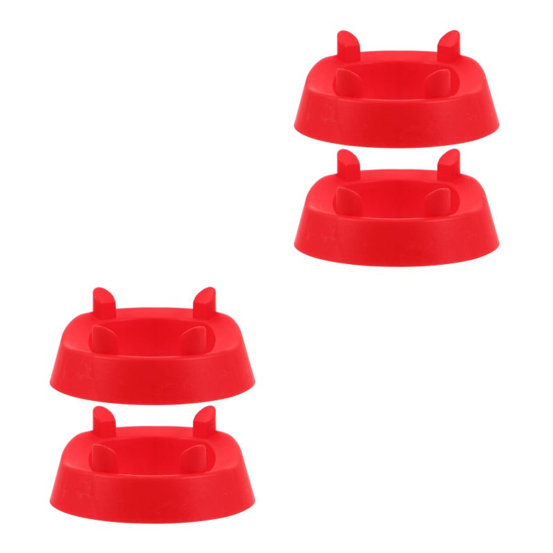 4 Pcs Football Kicking Tee For Practice Holder Tees Footballs Kicking Block Accessories For Adults Red - Image 1