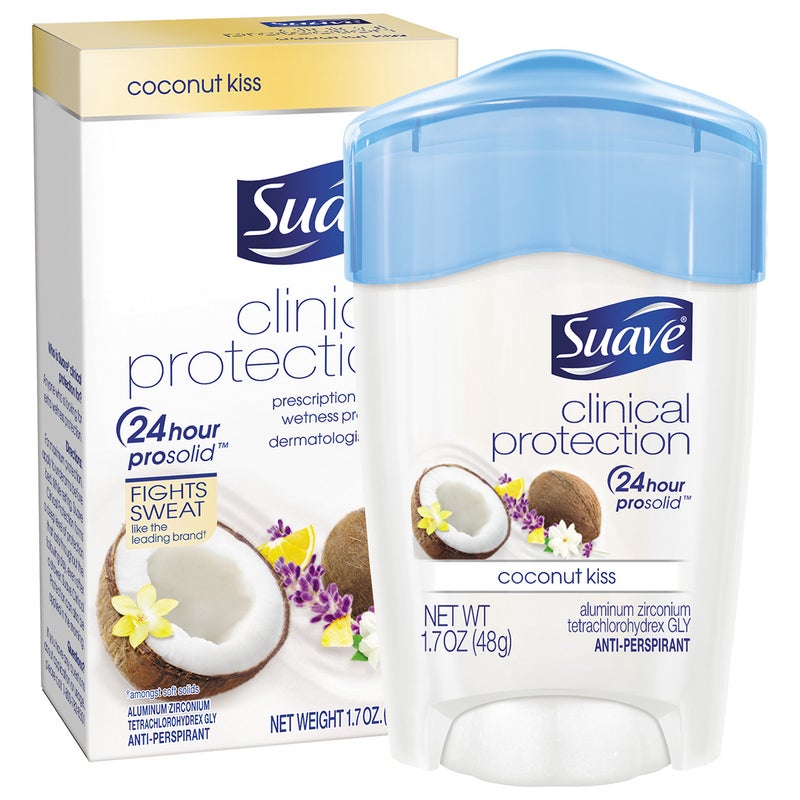 Suave Clinical Antiperspirant Deodorant, Coconut Kiss 1.7 oz - Image 2