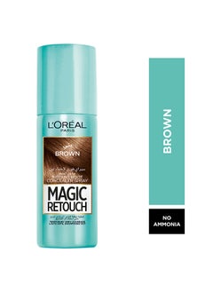 L'OREAL PARIS بخاخ إخفاء جذور الشعر الفوري ماجيك ريتوتش، بني  - Image 2