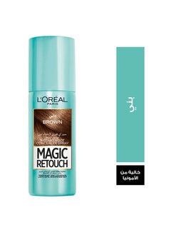 L'OREAL PARIS بخاخ إخفاء جذور الشعر الفوري ماجيك ريتوتش، بني  - Image 3