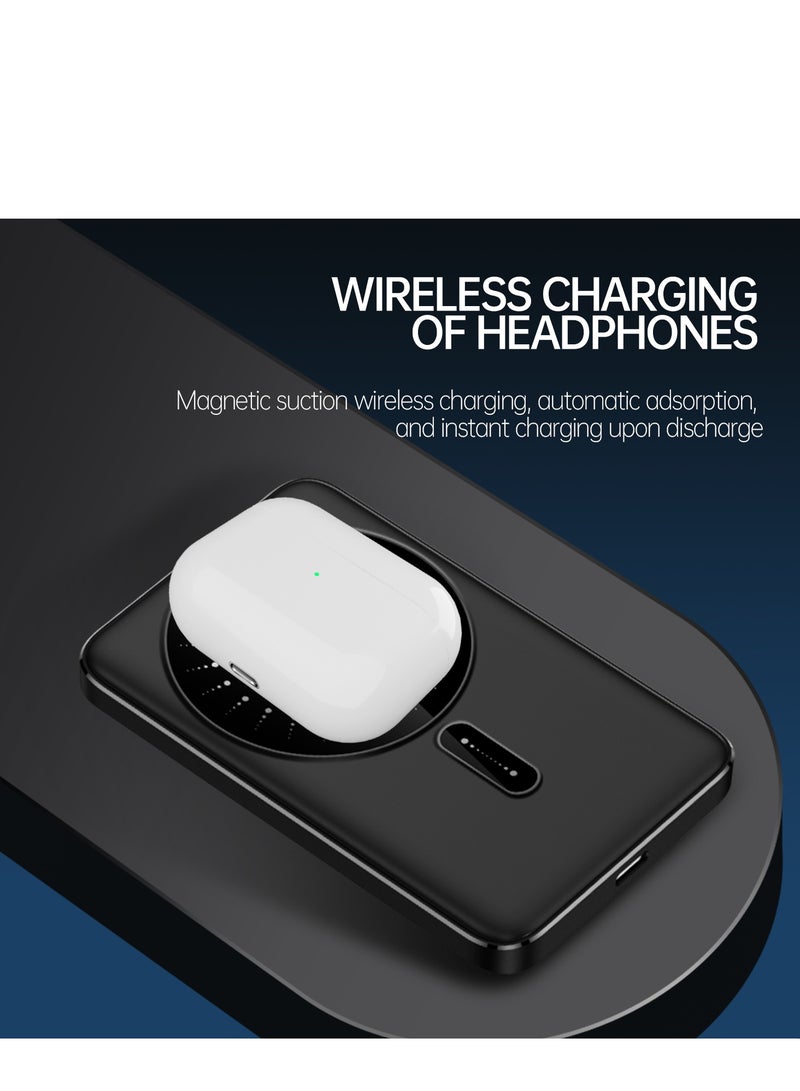 GULFLINK Mini Magnetic Wireless Portable Charger 5000mah Super Slim Fast Charging White - Image 4