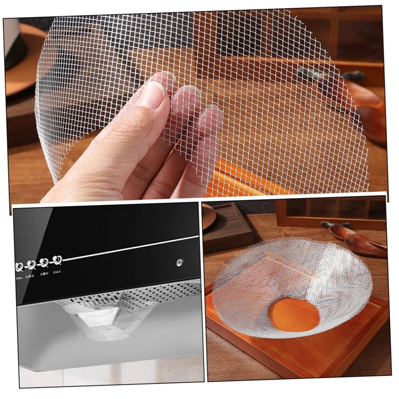 مجموعة من 6 مرشحات شحوم لشفاطات المداخن على شكل وعاء مقاس 8.3 × 8.3 × 3.5 بوصة مع تدفق هواء محسّن وصيانة سهلة - Image 4