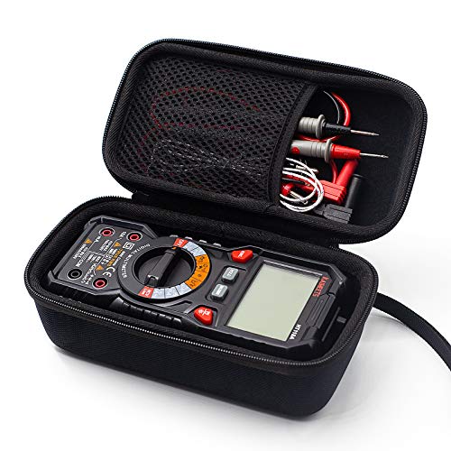 KAIWEETS HT118A/HT118E Multimeter Case, Protective Hard Storage Bag, Replacement with Mesh Pocket for Digital Multi Meter TRMS 6000/20000 Counts Volt Meter Auto Ranging (Case Only, No Multimeter) - Image 1