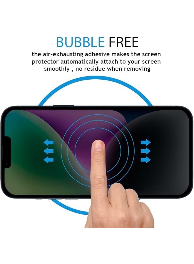 iPhone 15 Privacy Screen Protector Anti-Spy Tempered Glass Film 9H Hardness - Image 5