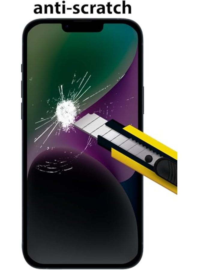 iPhone 15 Privacy Screen Protector Anti-Spy Tempered Glass Film 9H Hardness - Image 2