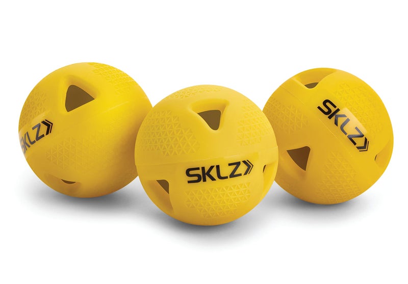 SKLZ Premium Impact Limited-Flight Training Baseballs, 6-Pack, Yellow - Image 2
