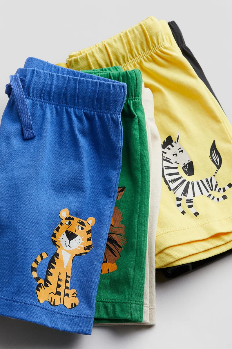 H&M Kids 5-Pack Printed Shorts