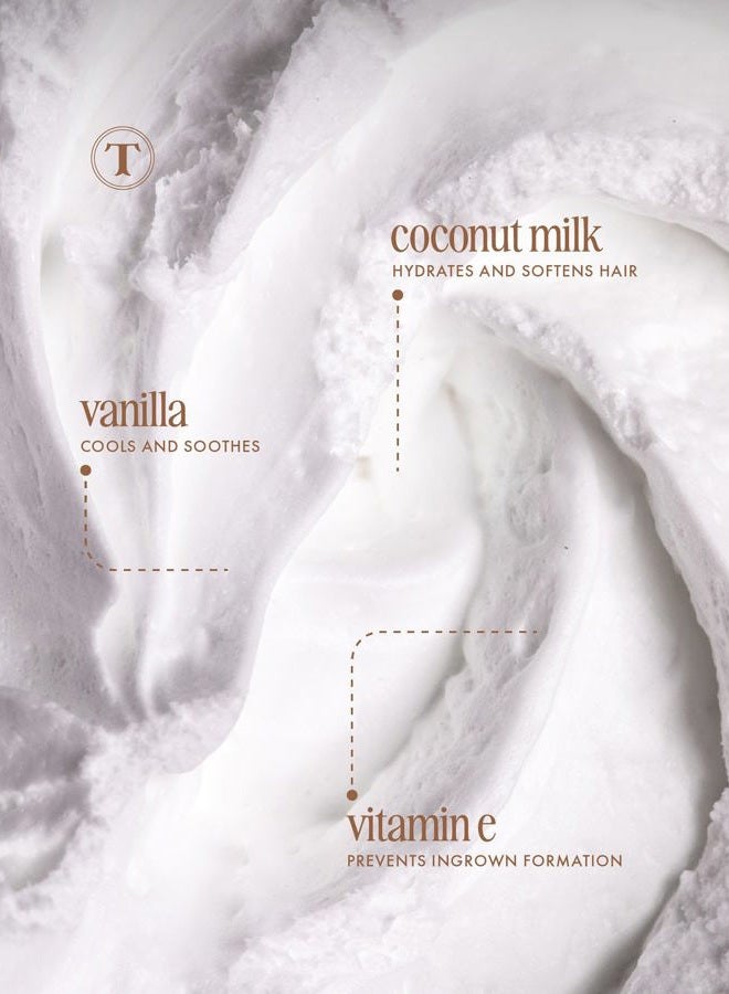 Truly Beauty Coco Cloud Shaving Cream for Women Sensitive Skin Whipped Shave Butter for Legs, Pubic Hair, Underarm, Body, Intimate Bikini Area, etc. 2 OZ - Image 4