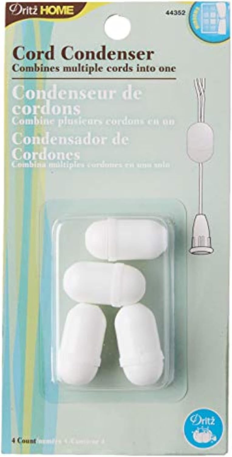 Dritz Home 44352 Cord Condensers White 4Piece - Image 2