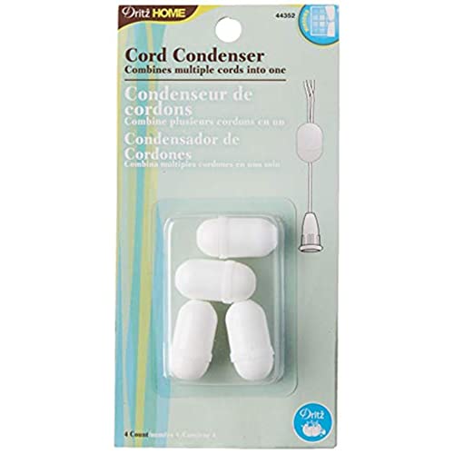 Dritz Home 44352 Cord Condensers White 4Piece - Image 1