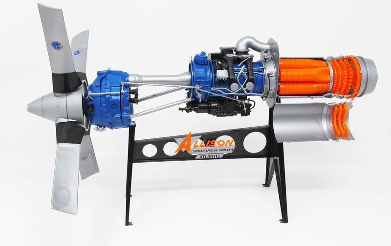 Atlantis Plastic Model Kit - Allision Prop Jet 501-D13 Engine - Image 4