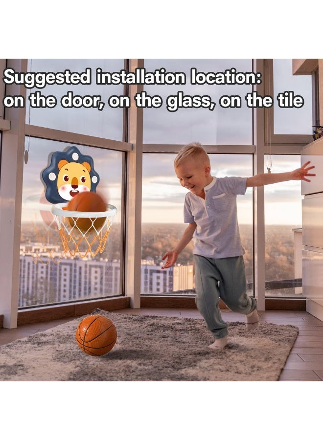 حلقة كرة السلة للأطفال الصغار داخلية ، حلقة كرة السلة الصغيرة الداخلية القابلة للتعديل للارتفاع للأطفال الصغار غرفة النوم للأطفال الصغار لعب للأطفال لعب لمدة 3 + سنة - Image 4