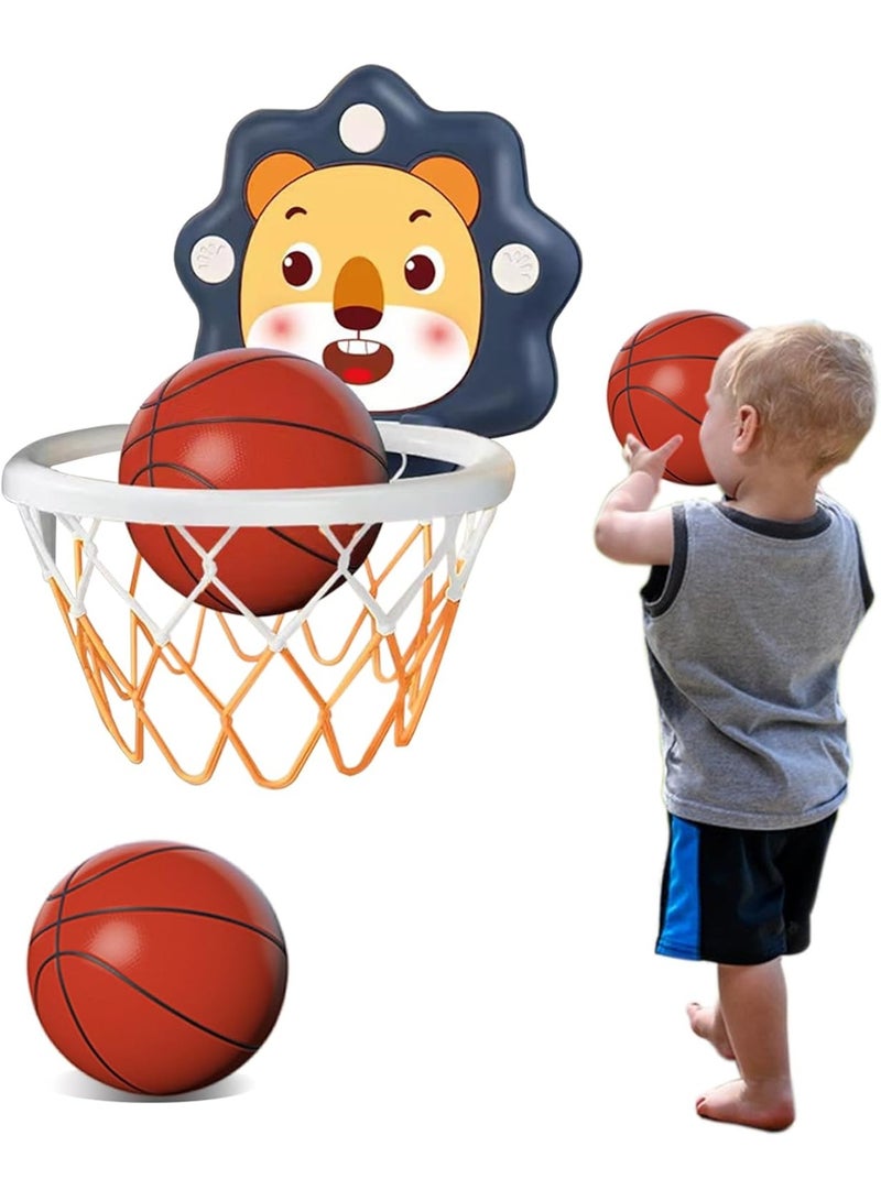 حلقة كرة السلة للأطفال الصغار داخلية ، حلقة كرة السلة الصغيرة الداخلية القابلة للتعديل للارتفاع للأطفال الصغار غرفة النوم للأطفال الصغار لعب للأطفال لعب لمدة 3 + سنة - Image 5