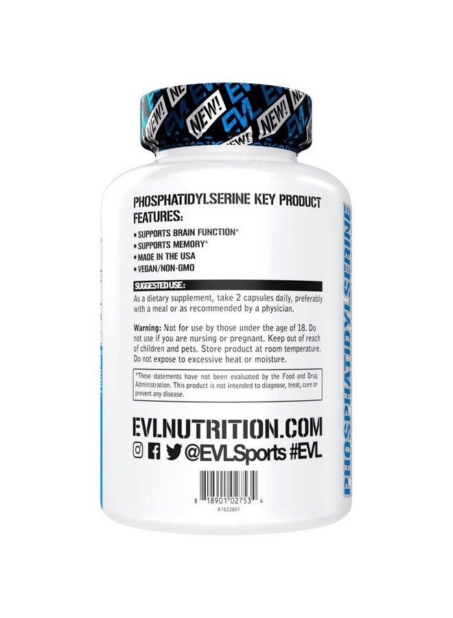 Evlution PhosphatidylSerine Nootropics Brain Support Supplement - Advanced Anti Aging Brain Health Supplement for Adults - Memory and Focus with Phosphatidylserine 300mg - EVL Vegan Non-GMO - Image 3