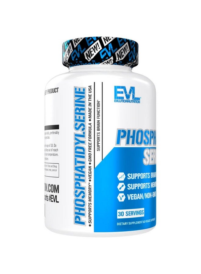 Evlution PhosphatidylSerine Nootropics Brain Support Supplement - Advanced Anti Aging Brain Health Supplement for Adults - Memory and Focus with Phosphatidylserine 300mg - EVL Vegan Non-GMO - Image 4