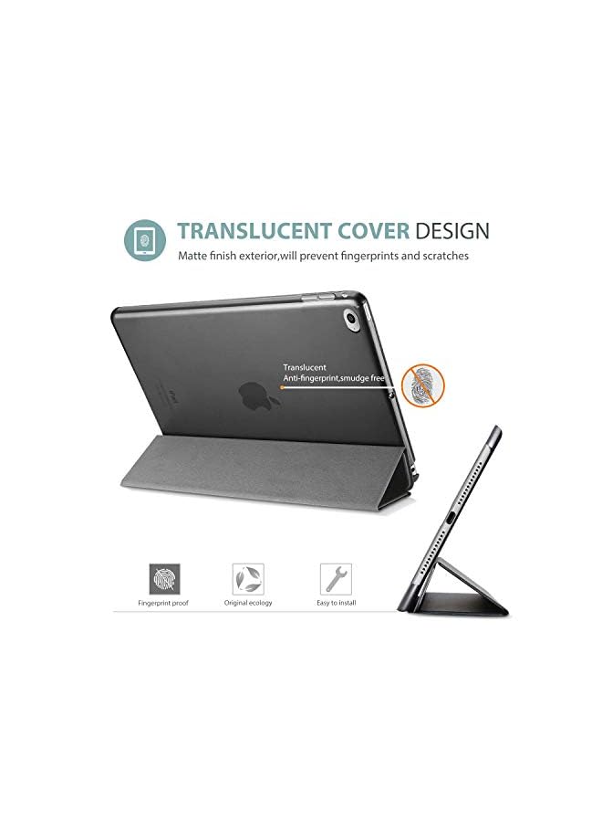 Procases Smart Case For Ipad Air 2 (2014 Release), Ultra Slim Lightweight Stand Protective Case Shell With Translucent Frosted Back Cover For Apple Ipad Air 2 (A1566 A1567) -Metallic - Image 2
