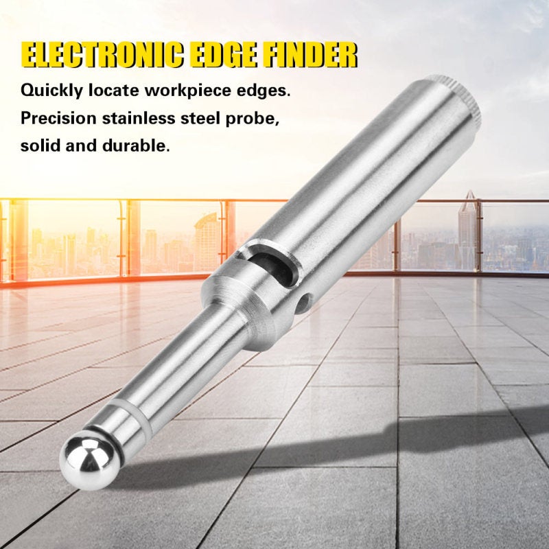 OZO Electronic Edge Finder: 16mm Shank, 10mm Stainless Steel Probe - No Rotation For Measurement, Quick Workpiece Edge Location For Traditional Milling And Integrated Processing Machines - Image 3