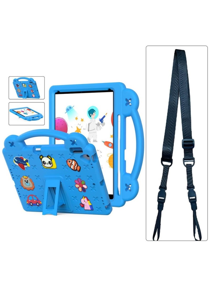 general Kids Case Compatible with iPad 11th Generation A16 11-inch 2025 Shockproof Case with Shoulder Strap and Grip Holder For iPad 11th Generation - Image 2