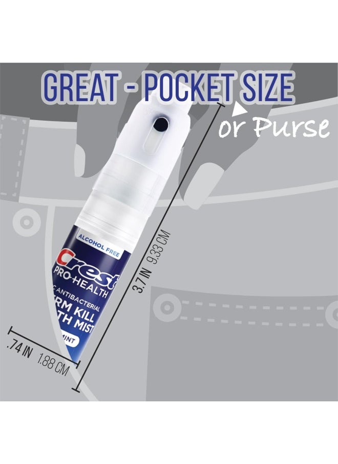 Crest Crest Pro-Health | Portable Alcohol-Free CPC Mist with Clean Mint Flavor | Fights Odor-Causing Germs for Instant Fresh Breath - 1 Count (0.44oz) Breath Spray  - Image 3
