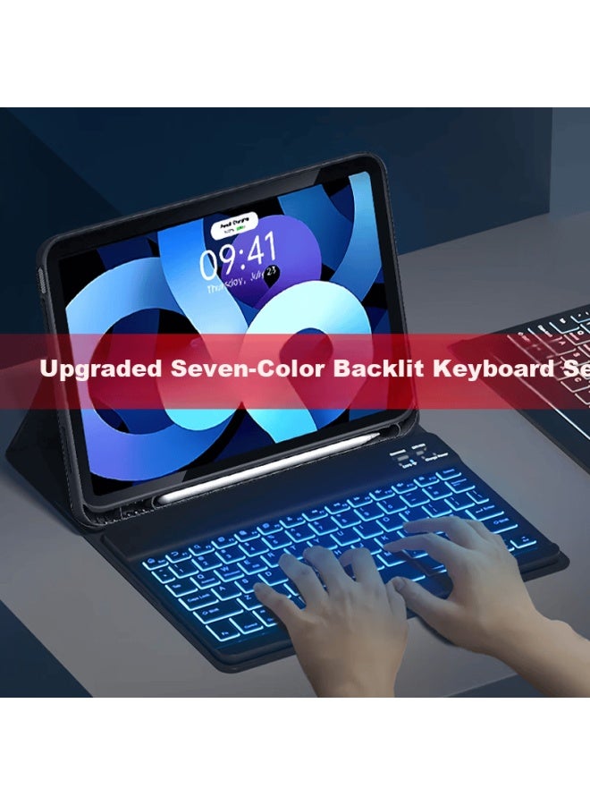 Suoying Apple Ipad Air 8/7/6 Keyboard Protective Case Integrated 11/10.9 Inch M4/3/2 Magic Keyboard And Mouse Bluetooth External Tablet Case For /25/24 Models