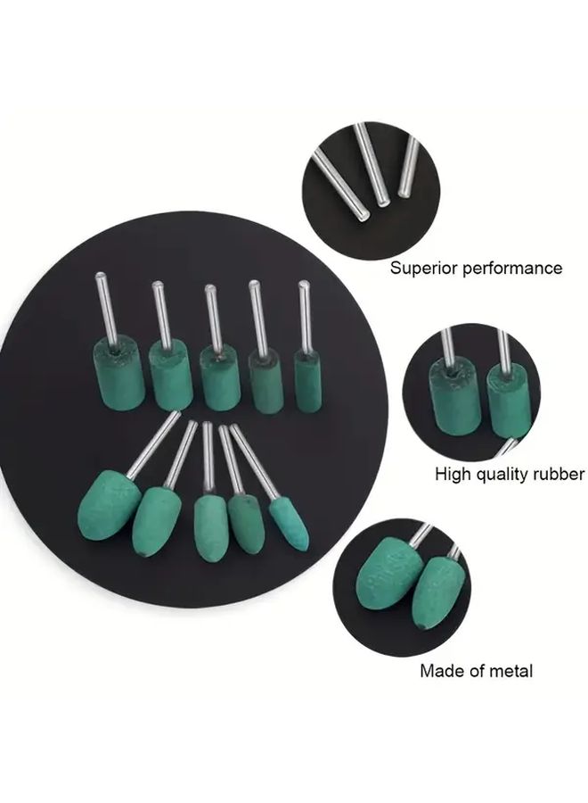 20pcs 3mm Mounted Points Rubber Polishing Heads For Metal Jade Agate Mold - Image 4