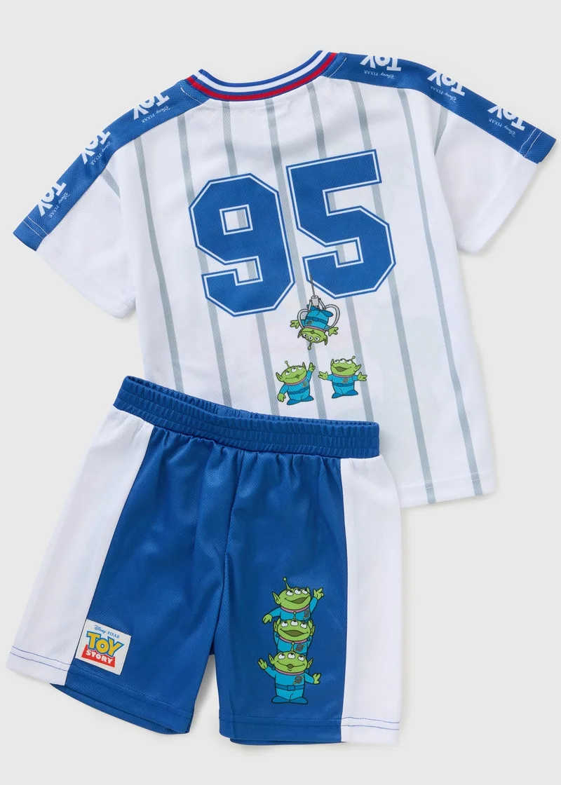 ماتلان Toy Story Boys Blue Airtex Top & Short Set