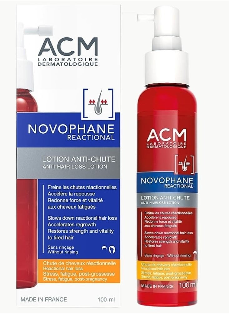 ACM Laboratoire dermatologique Novophane Reactional Anti-Hair Loss Lotion - 100ml  - Image 1