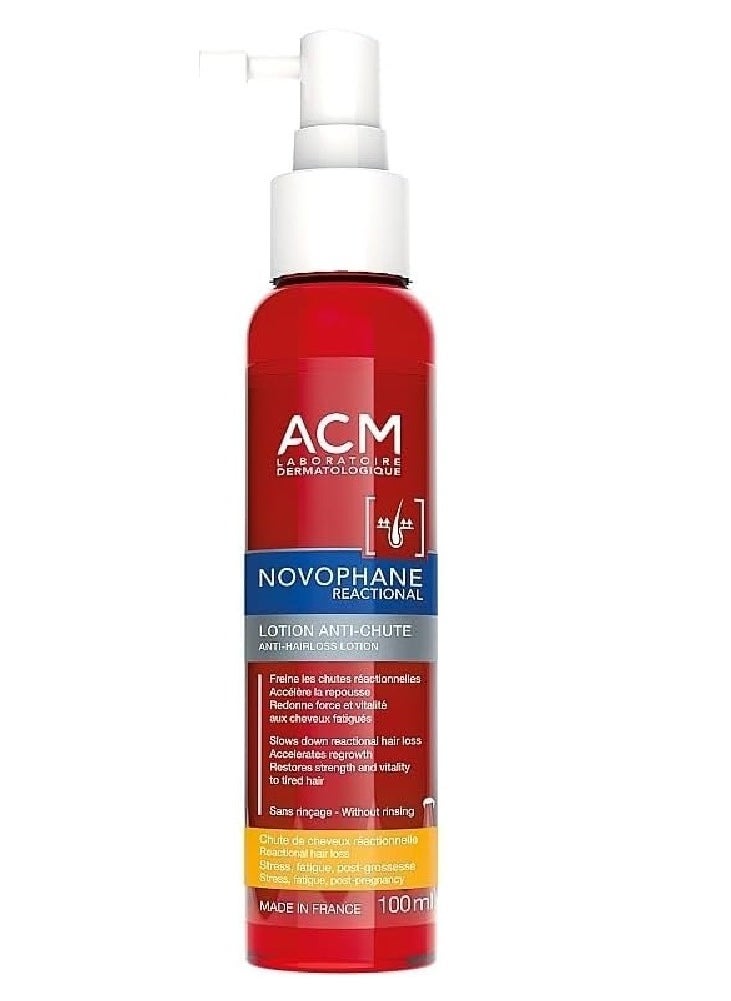 ACM Laboratoire dermatologique Novophane Reactional Anti-Hair Loss Lotion - 100ml  - Image 5