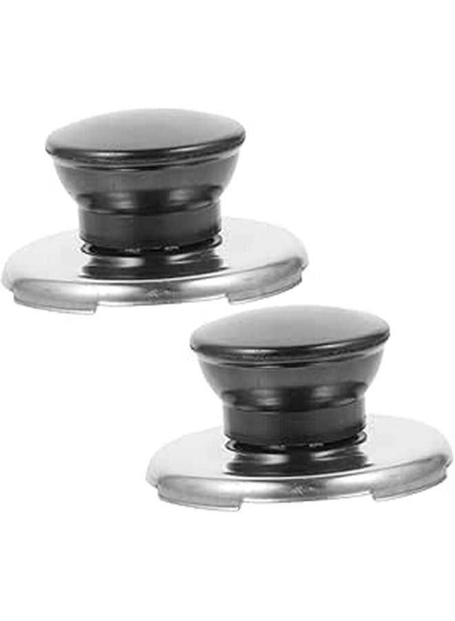 2Pcs Stainless Steel Teapot Whistle Lid Knobs Replacement Easy Install Kitchen Supplies - Image 1