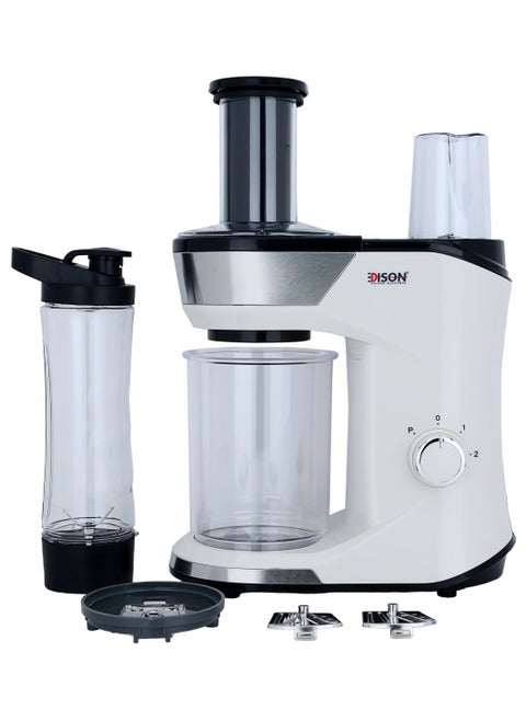 Food Processor + Blender 3×1 Cream 0.6L 300W Two Speeds