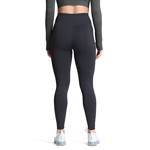 Aoxjox Women's High Waist Workout Gym Vital Seamless Leggings Yoga Pants 24'' (Black Marl, Small) - Image 5