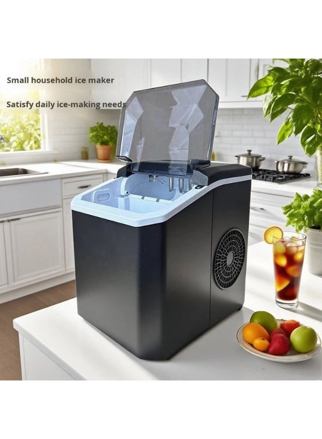 Electric Countertop Automatic Ice Maker Machine 1.2L Portable Ice Cube Maker Ready in 6 Minutes with Self-Cleaning Function  44dB Low Noise & Infrared Sensor - Image 2