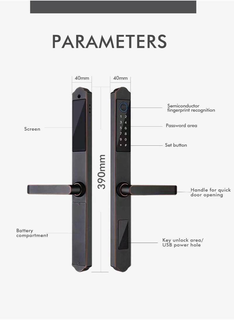TMAS - TMAS SMART LOCK 2  password-CARD-TUYA APP - KEY - Image 1