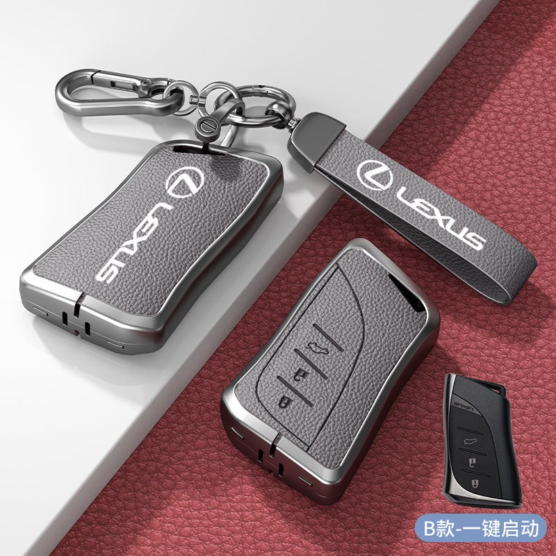 LEXUS Luxury Zinc Alloy Key Case for Lexus Models - Compatible with ES200, ES300H, RX300, RX350H, NX260, and more - Image 1