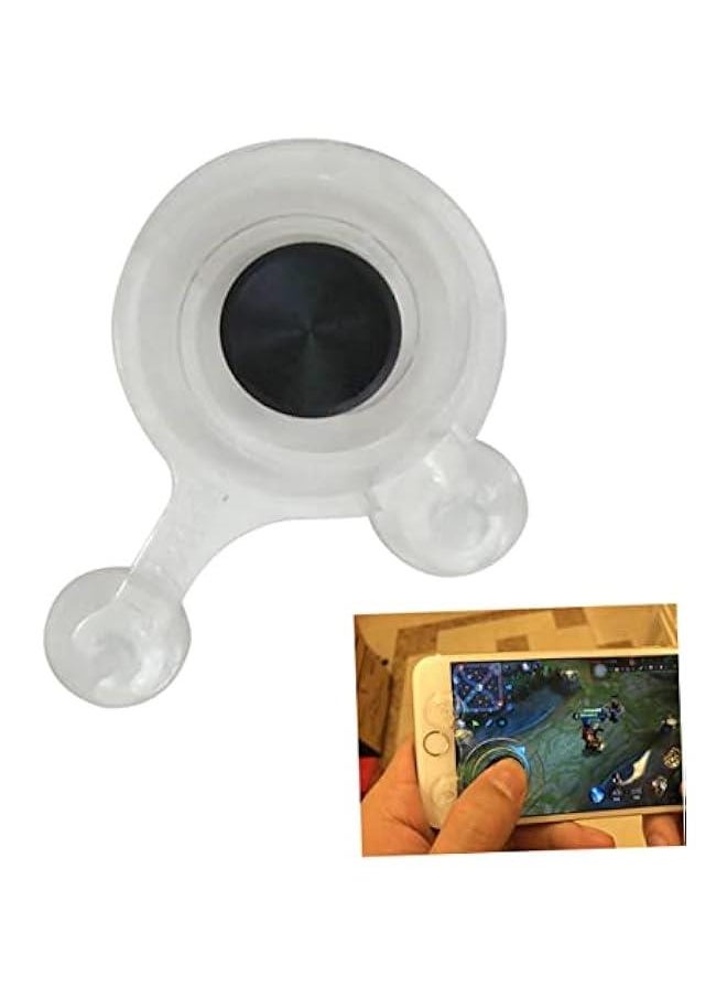 Beauenty Controller Tablet Controller Key on Phone Shooter Controller Shooter Controller for Cellphone Handle Joystick Telephone Game Controller Mobile Game Controller Intelligent White  - Image 1