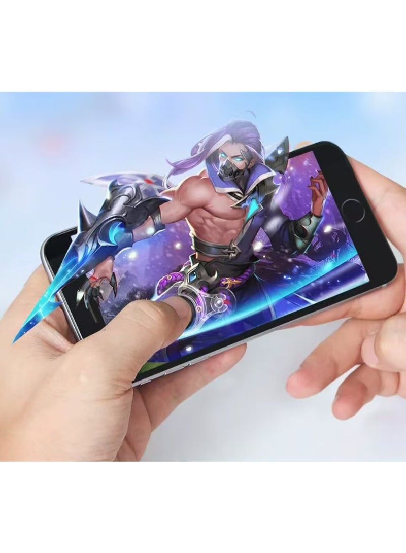 Beauenty Controller Tablet Controller Key on Phone Shooter Controller Shooter Controller for Cellphone Handle Joystick Telephone Game Controller Mobile Game Controller Intelligent White - Image 5