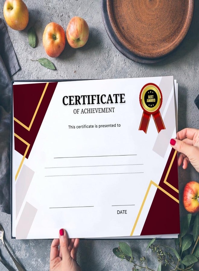 AanyaCentric Set of 20 A4 Size 8.3 x 11.7 Inch Self Fill in Certificate of Appreciation Pre-Printed on Glossy Photo Paper For Recognition Achievement Completion Award for Student Employee Trainee - Image 5