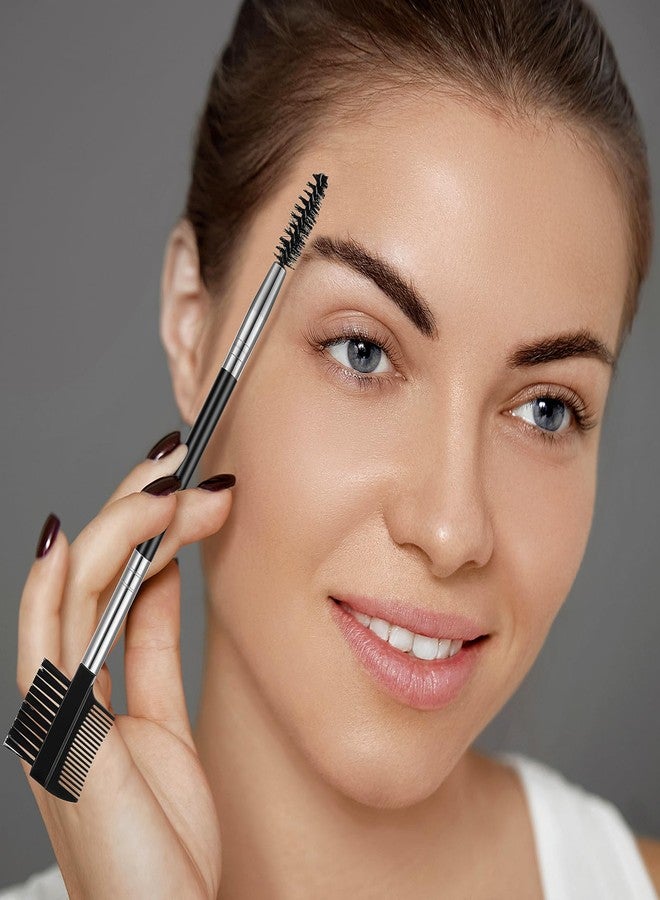 cobee 12Pcs Eyebrow Eyelash Shaper, 3 Head Eyebrow Brush Comb Double Head Eyelash Separator Brush Eyelash Makeup Grooming Tool for Women Eliminating Mascara Clumps Separating Lashes - Image 4
