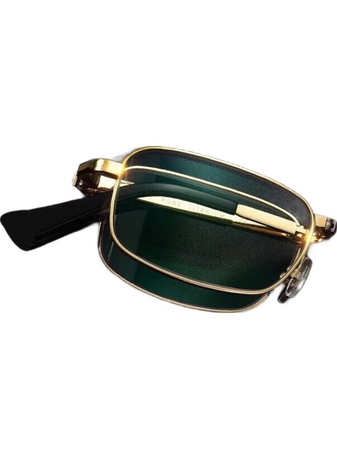 GOGOSOON Men'S Folding Anti-Blue Light High Definition Retro Bifocal Crystal Reading Glasses For Elderly - Image 3