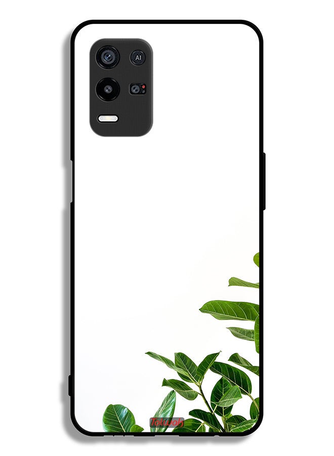 Tolwak Oppo K9x Protective Case Cover Josh Calabrese Leaves - Image 2